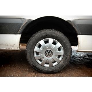 Ковпаки сірі ABS (1-катковий, 4 шт) фото 1