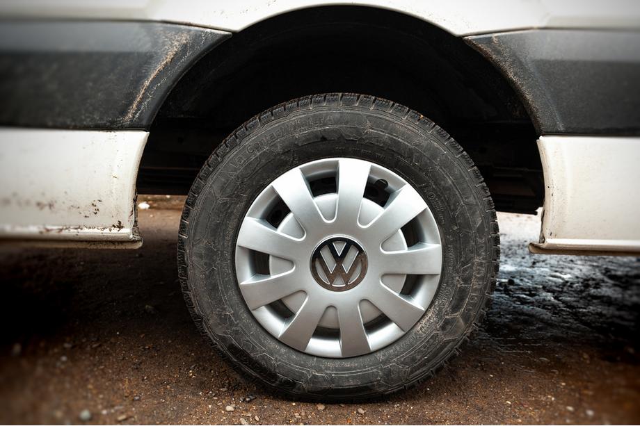 Volkswagen Crafter 2006-2016 рр. Ковпаки сірі ABS (1-катковий, 4 шт) Image