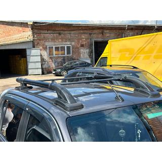 Рейлінги Shark (з поперечиною) Toyota Hilux 2015- рр. фото 1