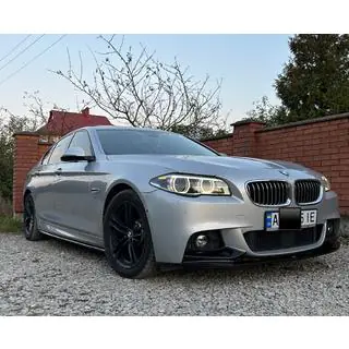 Накладка на передній бампер DPT Lip V-1 (для M-Performance, чорний глянець)