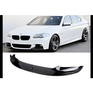 Накладка на передній бампер DPT Lip V-1 (для M-Performance, чорний глянець) BMW 5 серія F10/F11 2010-2016 рр. фото 2