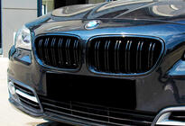 BMW 5 серія F10/F11 2010-2016 рр. Ніздрі M-Look (чорний глянець) фото 1