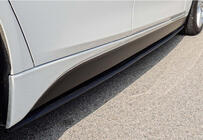 BMW 5 серія F10/F11 2010-2016 рр. Накладки на пороги DPT V-1 (під M-Sport/M5 пороги, чорний глянець) фото 4