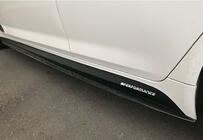 BMW 5 серія F10/F11 2010-2016 рр. Накладки на пороги DPT V-1 (під M-Sport/M5 пороги, чорний глянець) фото 5