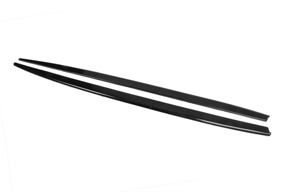 BMW 5 серія F10/F11 2010-2016 рр. Накладки на пороги DPT V-2 (під M-Sport/M5 пороги, чорний глянець) Фото 3