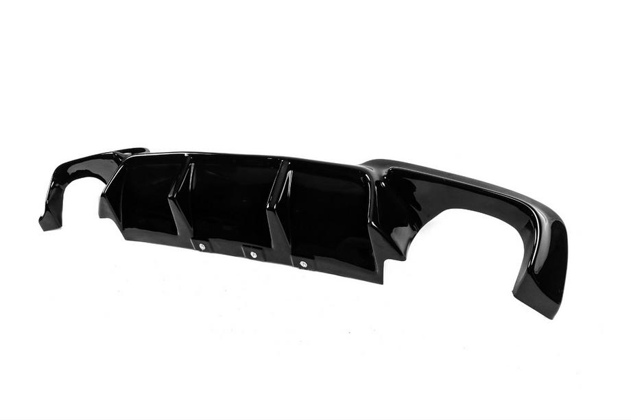 BMW 5 серія F10/F11 2010-2016 рр. Задній дифузор DPT V-2 (для M-Performance, чорний глянець) Фото 14
