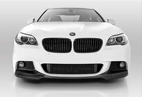 BMW 5 серія F10/F11 2010-2016 рр. Накладка на передній бампер DPT Lip V-3 (Для M-Performance, чорний глянець) фото 5