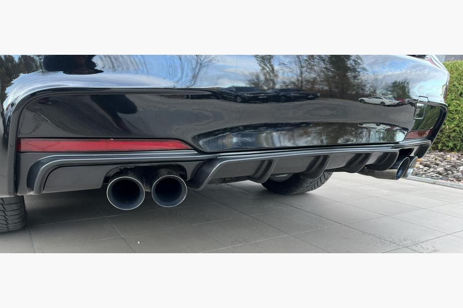 BMW 3 серія F30/F31 2012-2019 рр. Задній дифузор DPT V-3 (для M Performance, чорний глянець) Фото 1