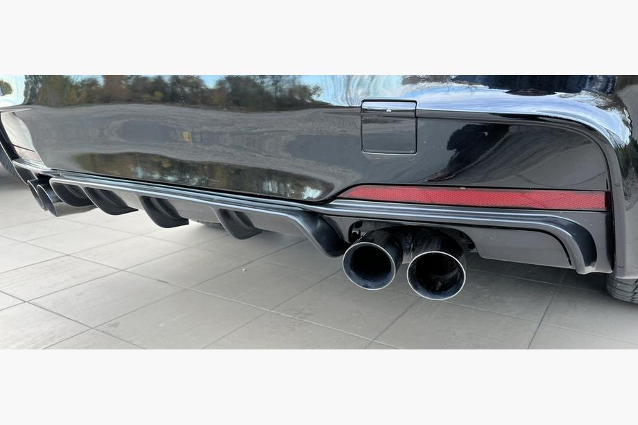 BMW 3 серія F30/F31 2012-2019 рр. Задній дифузор DPT V-3 (для M Performance, чорний глянець) Фото 2