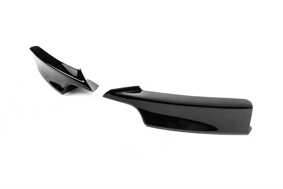 BMW 3 серія F30/F31 2012-2019 рр. Накладка на передній бампер DPT Flap (для M-Performance, чорний глянець) Фото 3