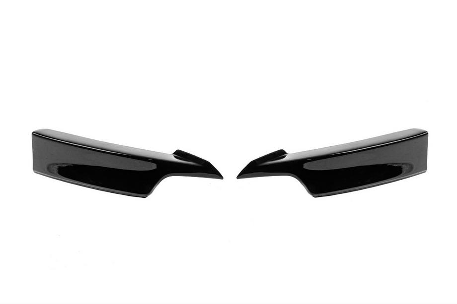 BMW 3 серія F30/F31 2012-2019 рр. Накладка на передній бампер DPT Flap (для M-Performance, чорний глянець) Фото 4