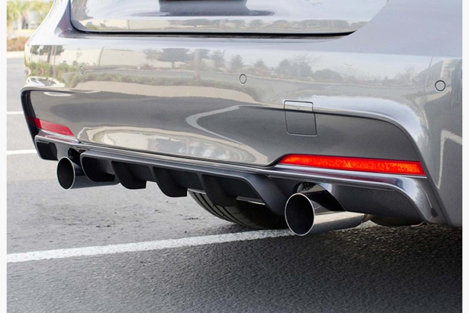 BMW 3 серія F30/F31 2012-2019 рр. Задній дифузор DPT V-4 (для M Performance, чорний глянець) Фото 3