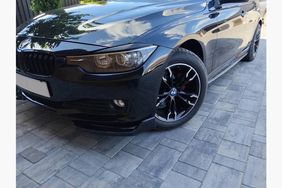 BMW 3 серія F30/F31 2012-2019 рр. Накладки на пороги DPT V-1 (під M-Sport пороги, чорний глянець) Фото 7