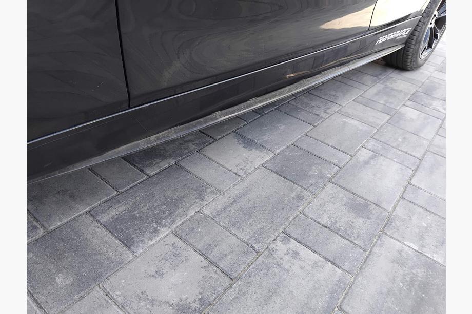 BMW 3 серія F30/F31 2012-2019 рр. Накладки на пороги DPT V-1 (під M-Sport пороги, чорний глянець) Фото 6
