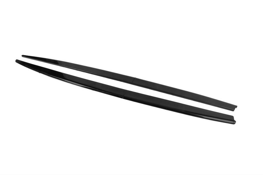 BMW 3 серія F30/F31 2012-2019 рр. Накладки на пороги DPT V-1 (під M-Sport пороги, чорний глянець) Фото 4