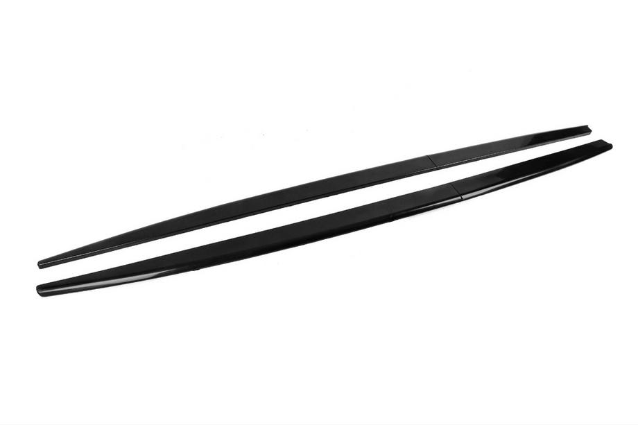 BMW 3 серія F30/F31 2012-2019 рр. Накладки на пороги DPT V-1 (під M-Sport пороги, чорний глянець) Фото 3