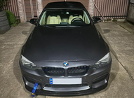 BMW 3 серія F30/F31 2012-2019 рр. Накладка на передній бампер DPT Lip V-2 (Для M3, чорний глянець) фото 6