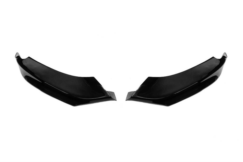 BMW 4 серія F32/F33/F36 2012-2020 рр. Накладка на передній бампер DPT Flap V-1 (для M-Technic, чорний глянець) Фото 2