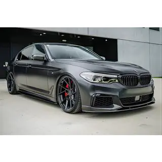 Накладка на передній бампер DPT Lip V1 (для M-Performance 2017-2020, чорний глянець)