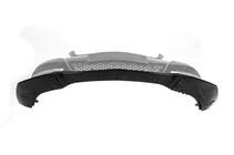 Mercedes C-class W204 2007-2015 рр. Накладка на передній бампер DPT V1 (2011-2015, чорний глянець) фото 8