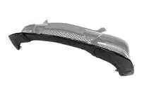 Mercedes C-class W204 2007-2015 рр. Накладка на передній бампер DPT V1 (2011-2015, чорний глянець) фото 9