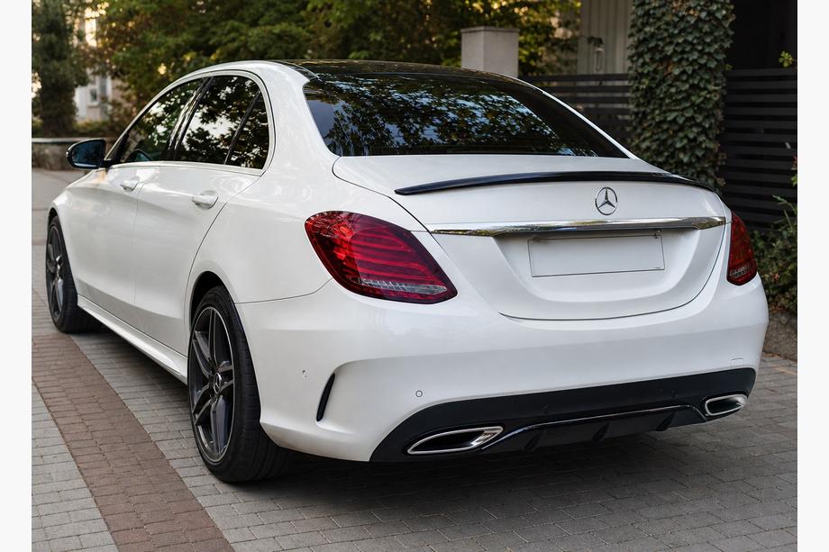 Mercedes C-class W205 2014-2021 рр. Спойлер DPT V-1 (під фарбування) Фото 1