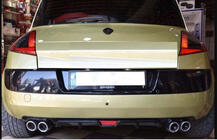 Універсальний задній дифузор DPT V-7 (ABS) (чорний глянець) фото 7