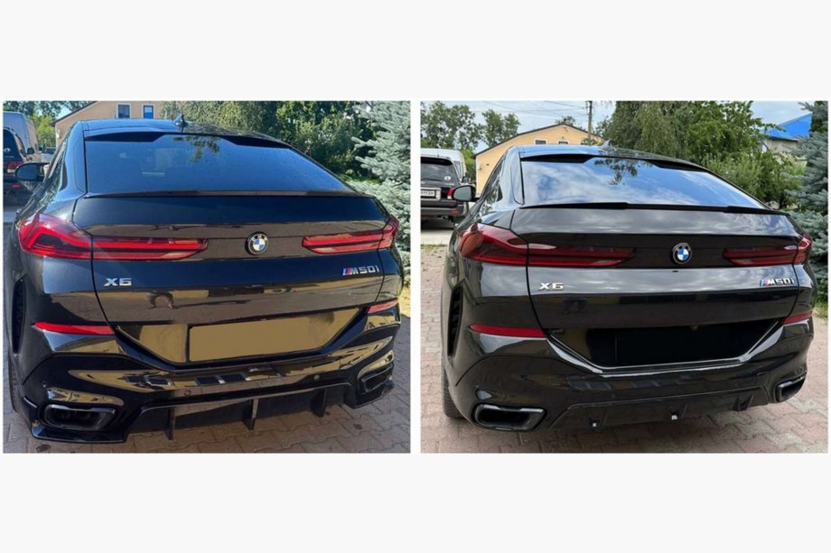 BMW X6 G06 2019-2027 рр. Комплект обвісів Paradigm Black Knight (2018-2022) Фото 5