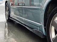 Універсальна накладки на бокові пороги DPT Black (ABS) (2шт) (чорний глянець) фото 3