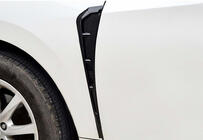 Універсальні бокові зябра DPT V-1 (ABS) (2шт) (чорний глянець) фото 4