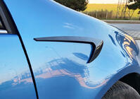 Універсальні бокові зябра DPT V-4 (ABS) (2шт) (чорний глянець) фото 10