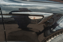 Універсальні бокові зябра DPT V-4 (ABS) (2шт) (чорний глянець) фото 1