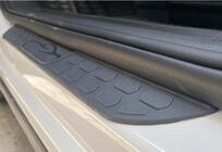 Універсальні накладки на пороги DPT (ABS) (4шт) (чорний мат) фото 1