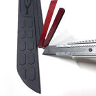 Універсальні накладки на пороги DPT (ABS) (4шт) (чорний мат) фото 12