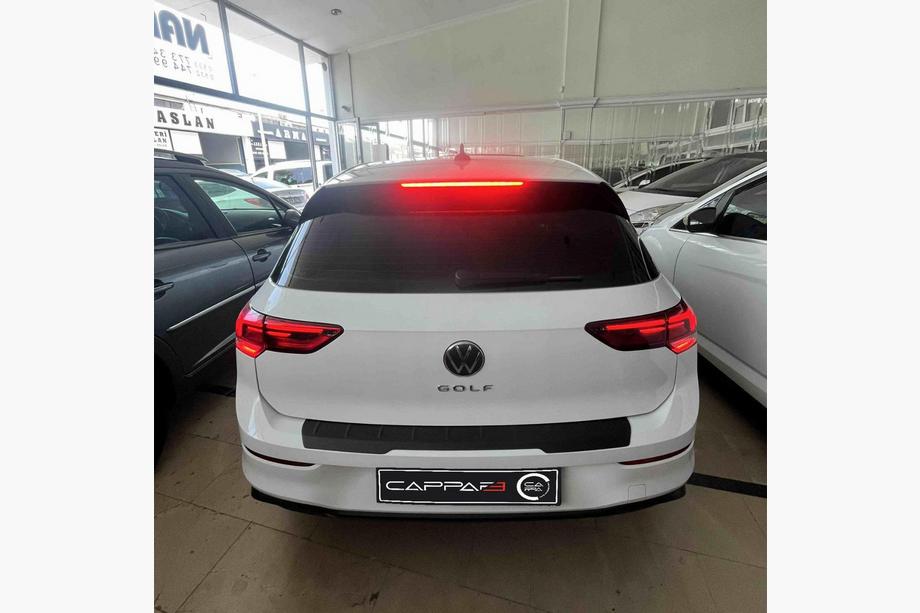 Volkswagen Golf 8 2019- рр. Накладка на задній бампер EuroCap (ABS) Image