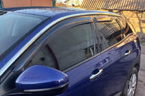 Peugeot 3008 2016-2023 рр. Вітровики (4 шт., DPT) фото 2