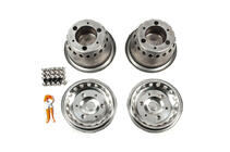 Volkswagen Crafter 2006-2016 рр. Ковпаки з нержавійки Ексклюзив V3 (2 катковий, 4 шт) фото 4