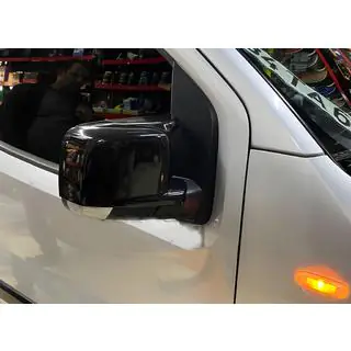 Накладки на дзеркала BMW-Style (2 шт) Citroen Nemo 2007-2017 рр. фото 2