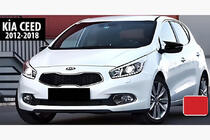 Kia Ceed 2012-2018 рр. Накладки на дзеркала BMW-Style (2 шт) фото 6