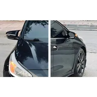 Накладки на дзеркала BMW-Style (2 шт) Kia Cerato 3 2013-2018 рр. фото 2