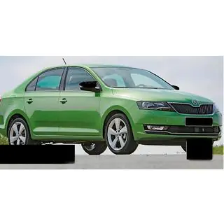 Накладки на дзеркала BMW-Style (З поворотом, 2 шт) Skoda Rapid 2012-2019 рр. фото 4