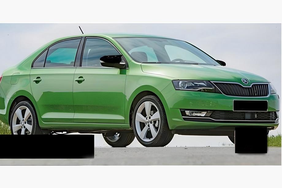 Skoda Rapid 2012-2019 рр. Накладки на дзеркала BMW-Style (З поворотом, 2 шт) Фото 4