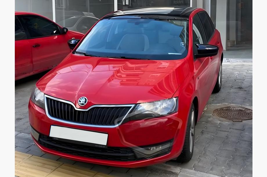 Skoda Rapid 2012-2019 рр. Накладки на дзеркала BMW-Style (З поворотом, 2 шт) Фото 3