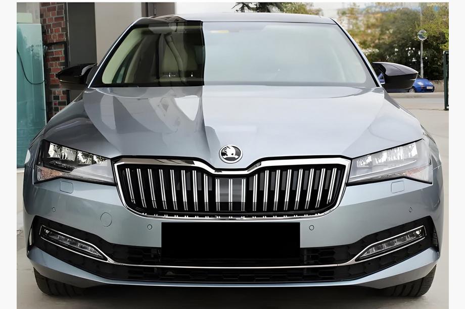 Skoda Superb 2015-2024 рр. Накладки на дзеркала BMW-Style (2 шт) Фото 3
