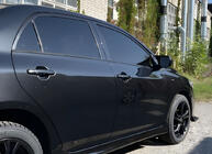 Toyota Corolla 2007-2013 рр. Накладки на дзеркала BMW-Style (Без поворота, 2 шт) фото 2