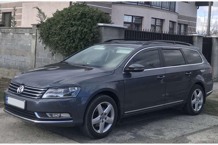 Volkswagen Passat B7 2012-2015 рр. Вітровики вставні (SW, 4 шт, Esa) Фото 2