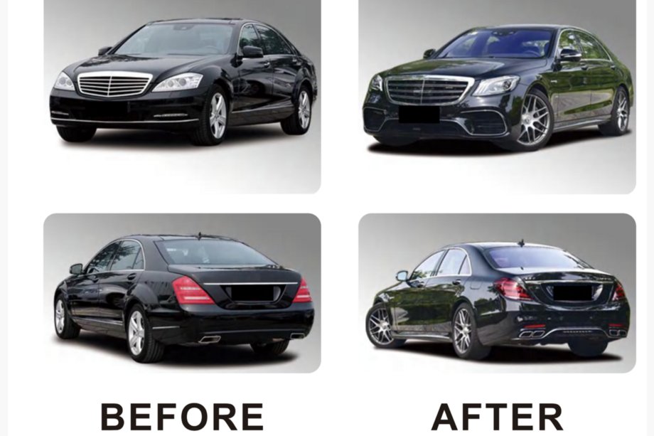 Mercedes S-class W221 2005-2013 рр. Комплект рестайлінгу в W222 AMG S63 Фото 4