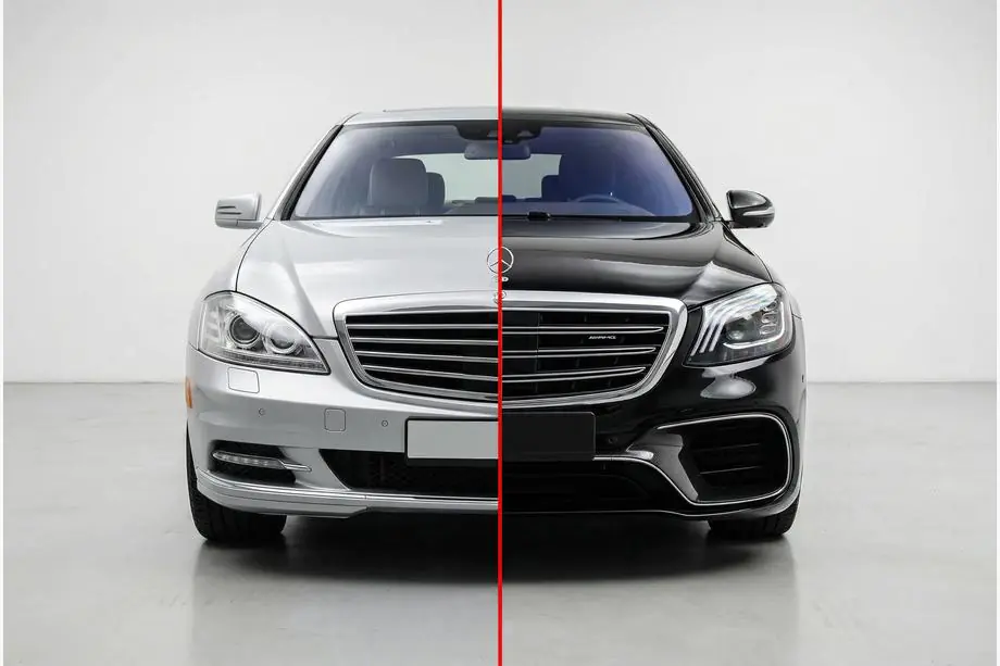 Mercedes S-class W221 2005-2013 рр. Комплект рестайлінгу в W222 AMG S63