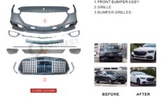 Mercedes C-class W206 2022- рр. Передній бампер в зібраному вигляді (Maybach) фото 2
