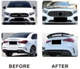 Mercedes A-class W177 2018- рр. Комплект обвісів AMG A45 (type-B) фото 1